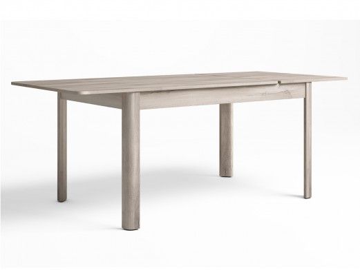 Mesa de comedor extensible de 140 cm color iron  merkamueble 2