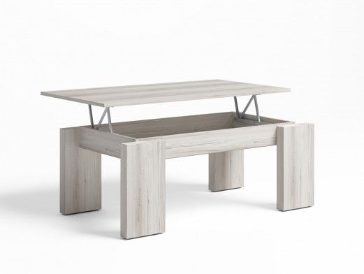 Mesa de centro elevable de 110 cm color shamal  merkamueble 2