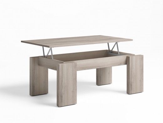 Mesa de centro elevable de 110 cm color iron  merkamueble 2