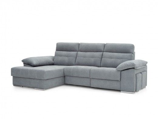 Chaise longue eléctrica tapizado gris oscuro  merkamueble 2