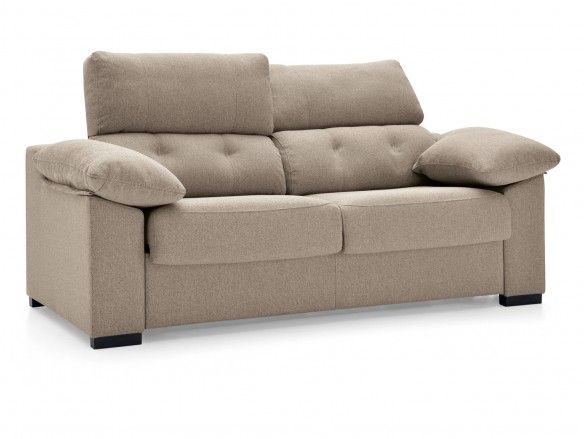 Sofá cama sistema de apertura italiano tapizado beige  merkamueble