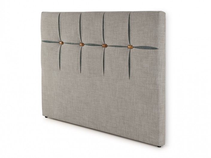 Cabecero tapizado savana light grey  merkamueble