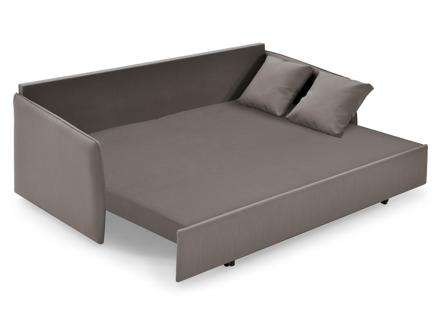 Sofá cama sistema de apertura italiano tapizado beige Merkamueble
