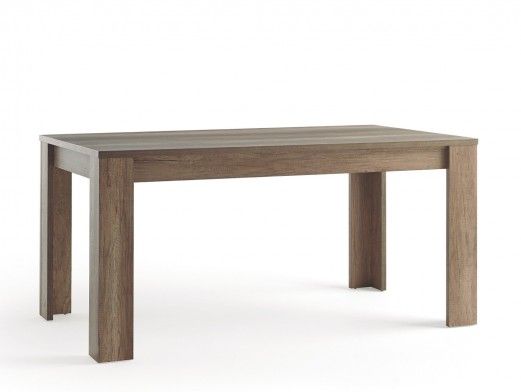 Mesa comedor rectangular fija color madera  merkamueble