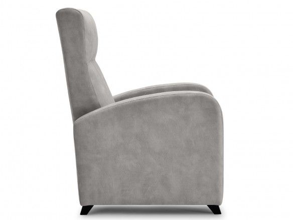 Sillón relax tapizado color gris  merkamueble