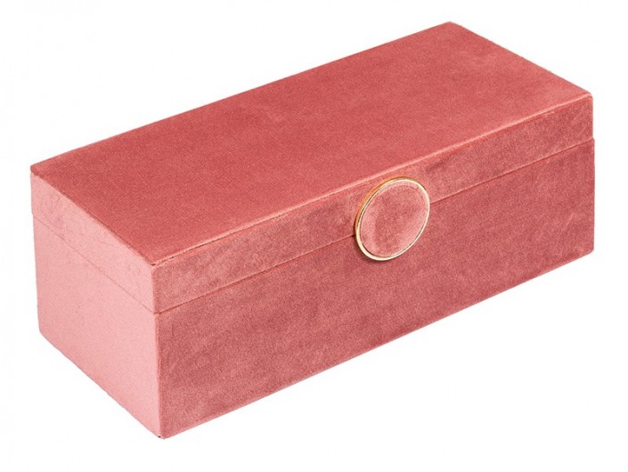 Caja joyero color rosa  merkamueble