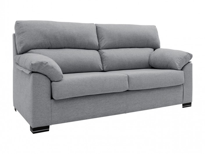 Sofá de 2 plazas tapizado gris Merkamueble