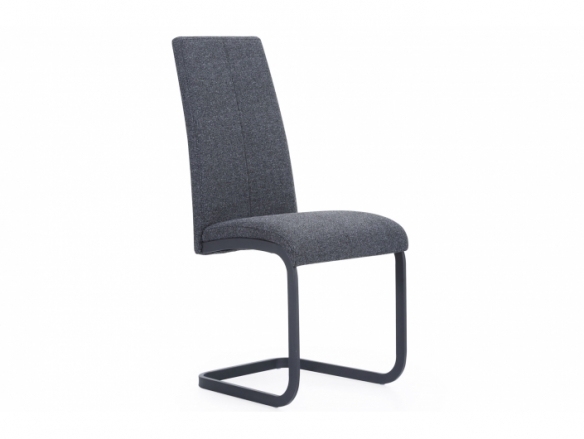Pack 4 sillas comedor tejido color gris antracita  merkamueble