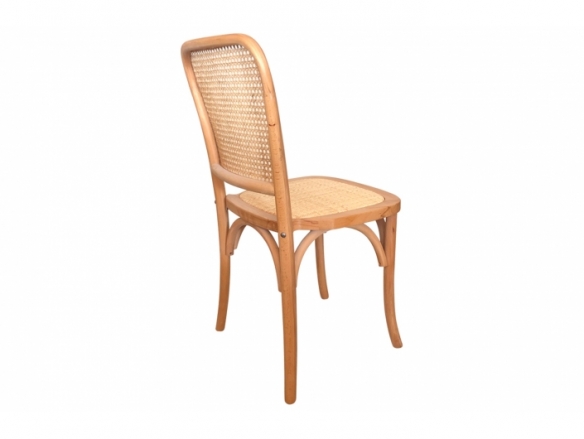 Pack 2 sillas comedor color madera natural claro-ratán  merkamueble