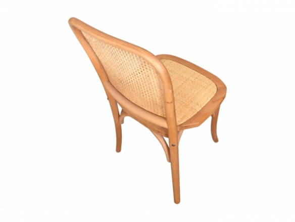 Pack 2 sillas comedor color madera natural claro-ratán  merkamueble