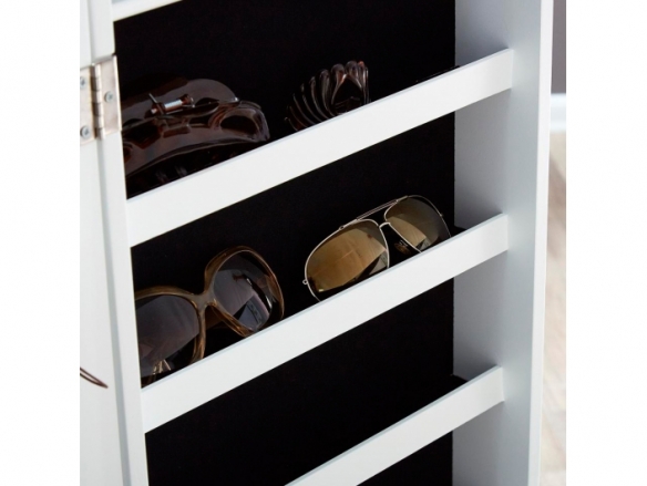 Espejo joyero color blanco  merkamueble