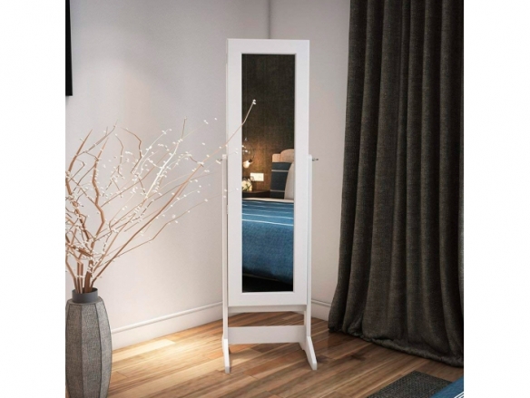 Espejo joyero color blanco  merkamueble