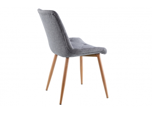 Pack 4 sillas comedor rombos tejido gris-oak  merkamueble 2