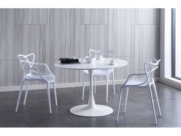 Pack 4 sillas diseño blanco  merkamueble