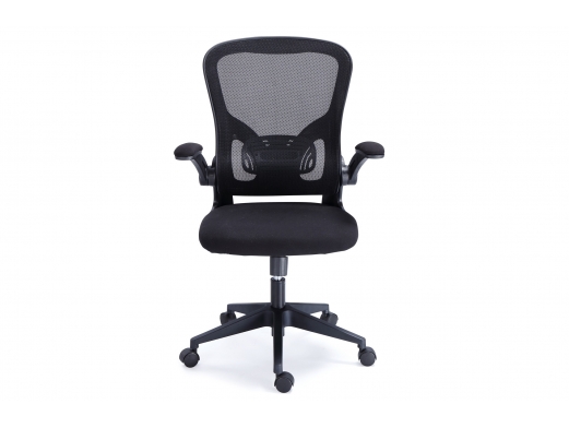 Silla giratoria transpirable color negro  merkamueble 2