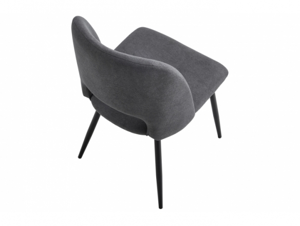 Pack 2 sillas comedor tejido color gris y negro  merkamueble
