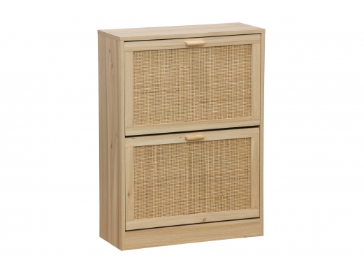 Zapatero color pino-rattan  merkamueble