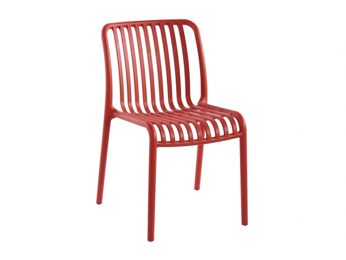 Pack de sillas con estructura y asiento de polipropileno en color rosa  Korme Regalos Miguel