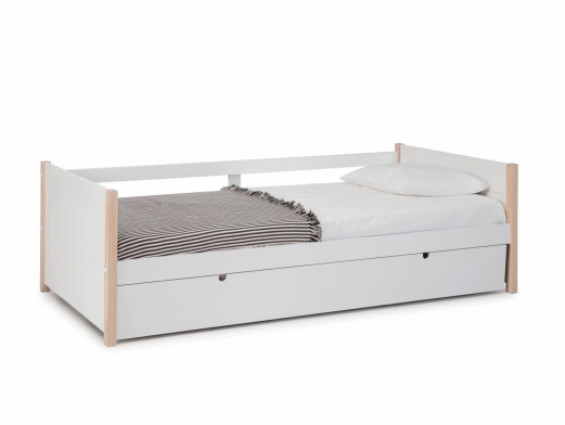 Cama nido 90 x 190 color blanco-cera blanca  merkamueble