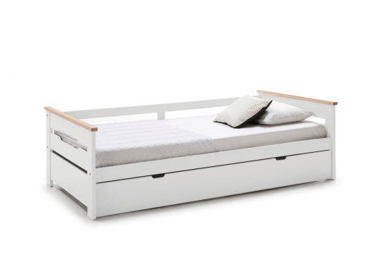 Cama nido color blanco-cera blanca  merkamueble