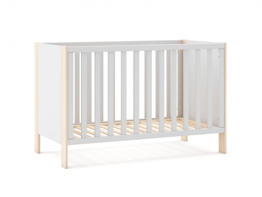 Cuna 120 x 60 color blanca-cera blanca  merkamueble