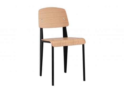 Pack 2 Sillas comedor oak y negro  merkamueble 2