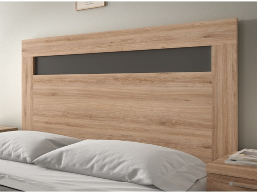 Cabecero color roble-ebano  merkamueble