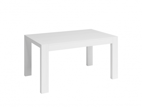 Mesa de comedor rectangular extensible de 144 cm. patas portería  merkamueble