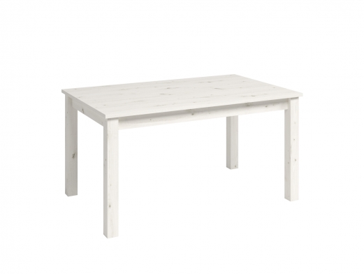 Mesa de comedor rectangular extensible de 135 cm. patas cuadrada  merkamueble