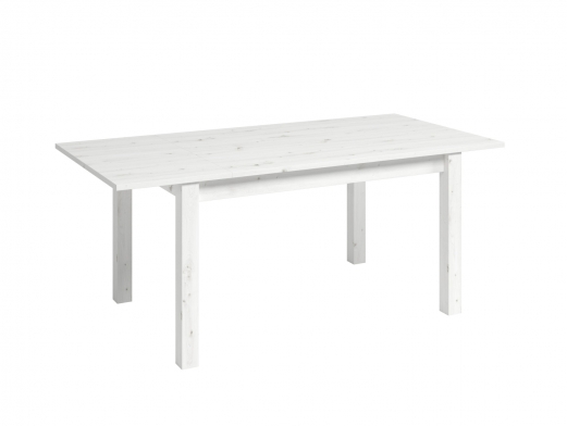 Mesa de comedor rectangular extensible de 135 cm. patas cuadrada  merkamueble 2