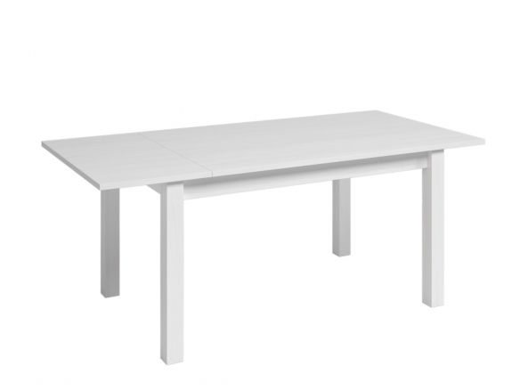 Mesa de comedor rectangular extensible de 135 cm. patas cuadrada  merkamueble