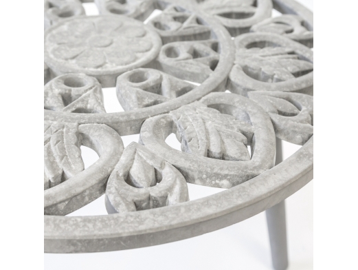 Mesa grabados pequeña gris  merkamueble 2