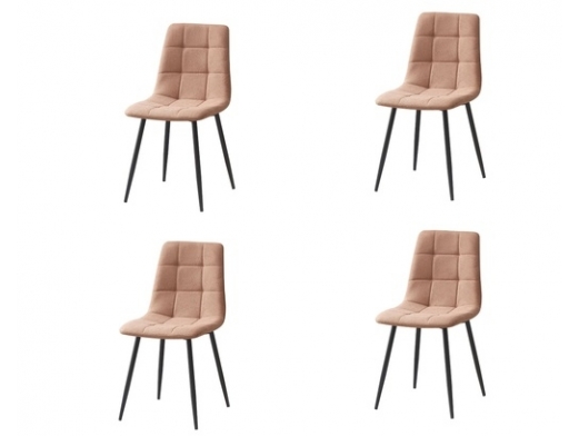 Pack 4 sillas marrones  merkamueble