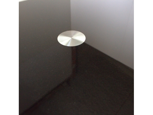 Mesa escritorio cristal templado negro  merkamueble 2