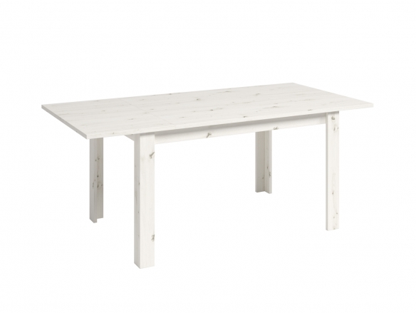 Mesa de comedor rectangular extensible de 135 cm. patas -L-  merkamueble