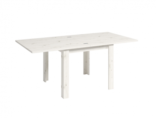 Mesa de comedor cuadrada extensible de 90x90 cm. patas -L-  merkamueble 2