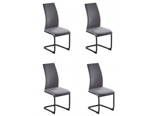 Pack 4 sillas gris ceniza  merkamueble
