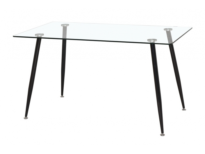 Mesa fija patas negras  merkamueble