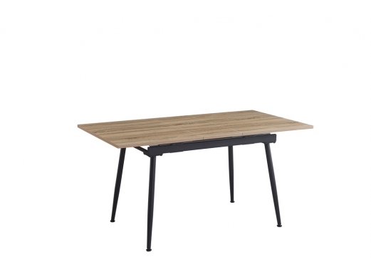 Mesa extensible tapa melamina aserrada  merkamueble 2