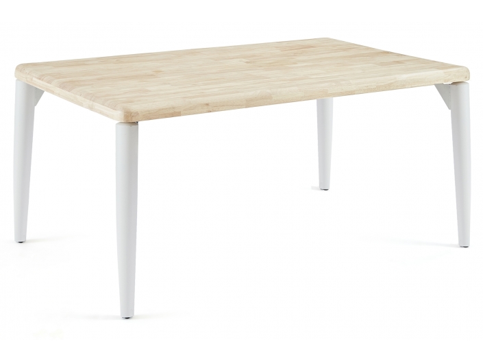 Mesa comedor fija 160 cm color nordish - blanco  merkamueble