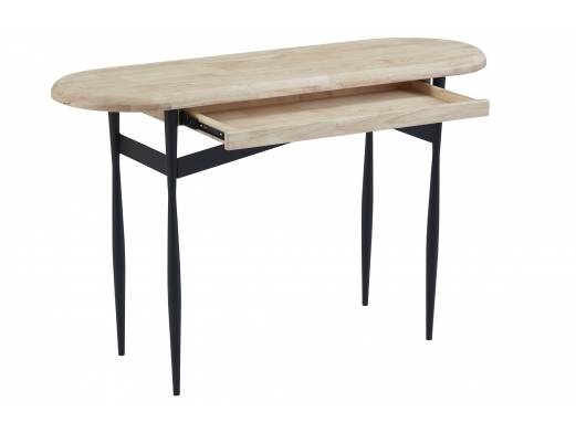 Consola entrada con cajón color nordish - negro  merkamueble 2