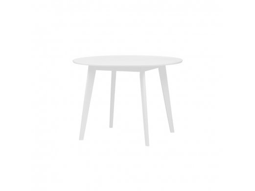 Mesa redonda blanca 106 cm  merkamueble