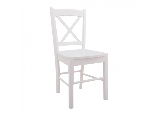 Silla madera blanca  merkamueble