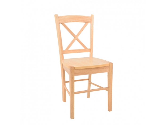 Silla madera color natural  merkamueble