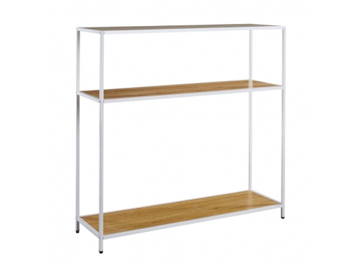 Consola con estructura blanca  merkamueble