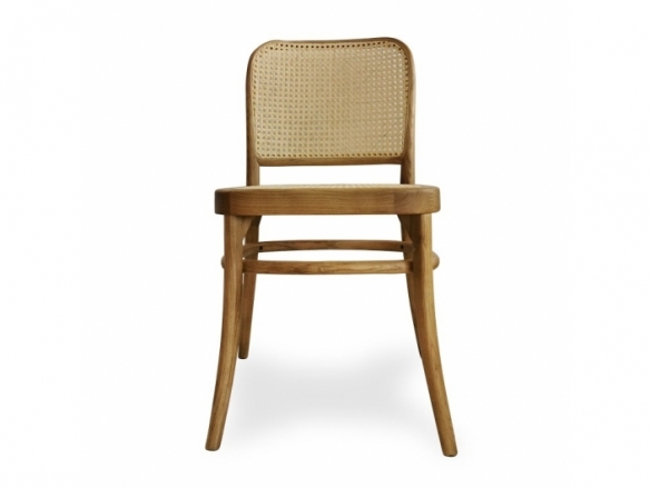 Silla madera maciza olmo con ratán natural  merkamueble