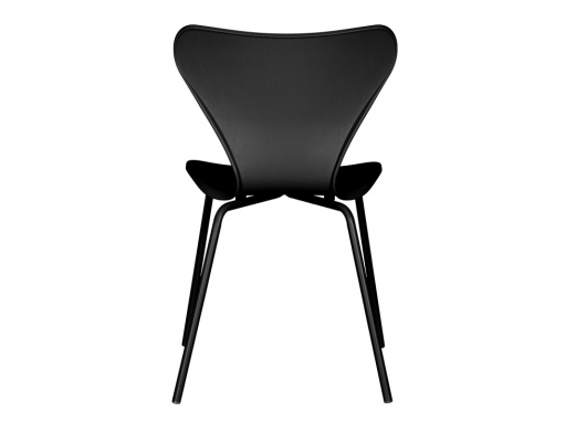 Silla negra de propileno  merkamueble 2