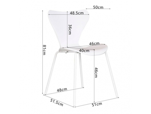 Silla aguamarina de propileno  merkamueble 2