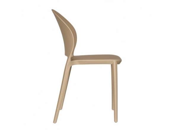 Silla color arena patas metalicas  merkamueble