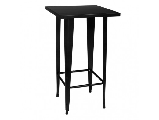 Mesa alta negra 60 cm  merkamueble 2